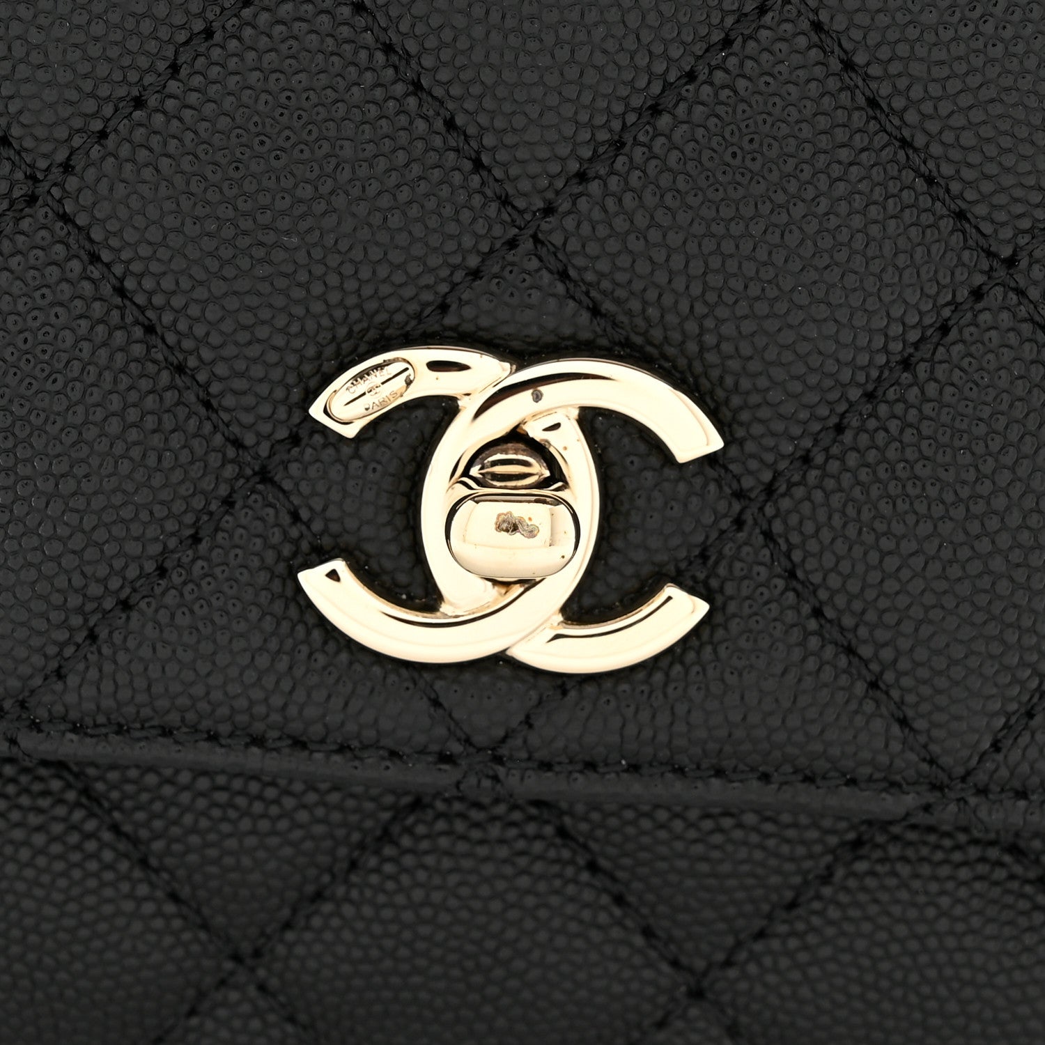 Chanel Caviar Quilted Mini Coco Handle Flap Black 12 of 14