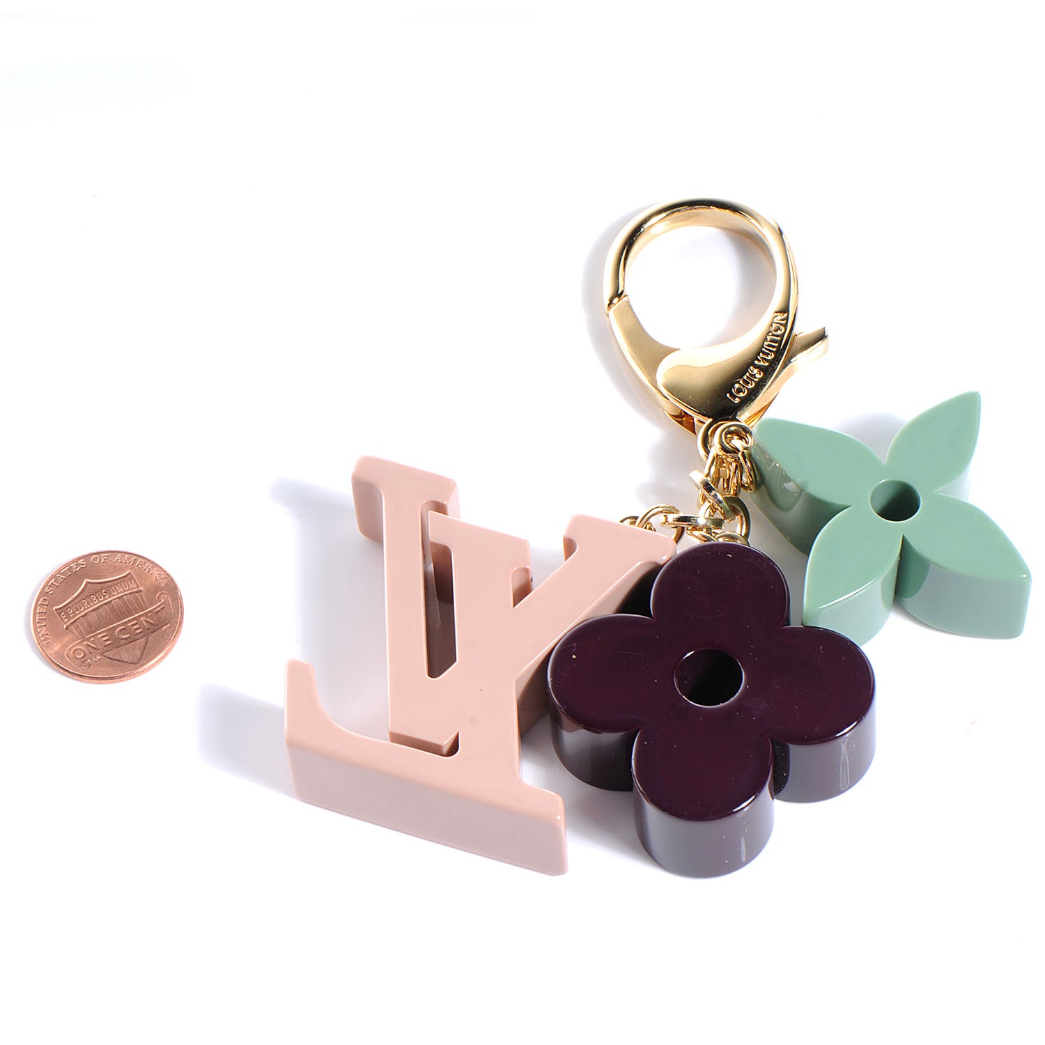 Louis Vuitton Resin Playtime Bag Charm Rose 2 of 5