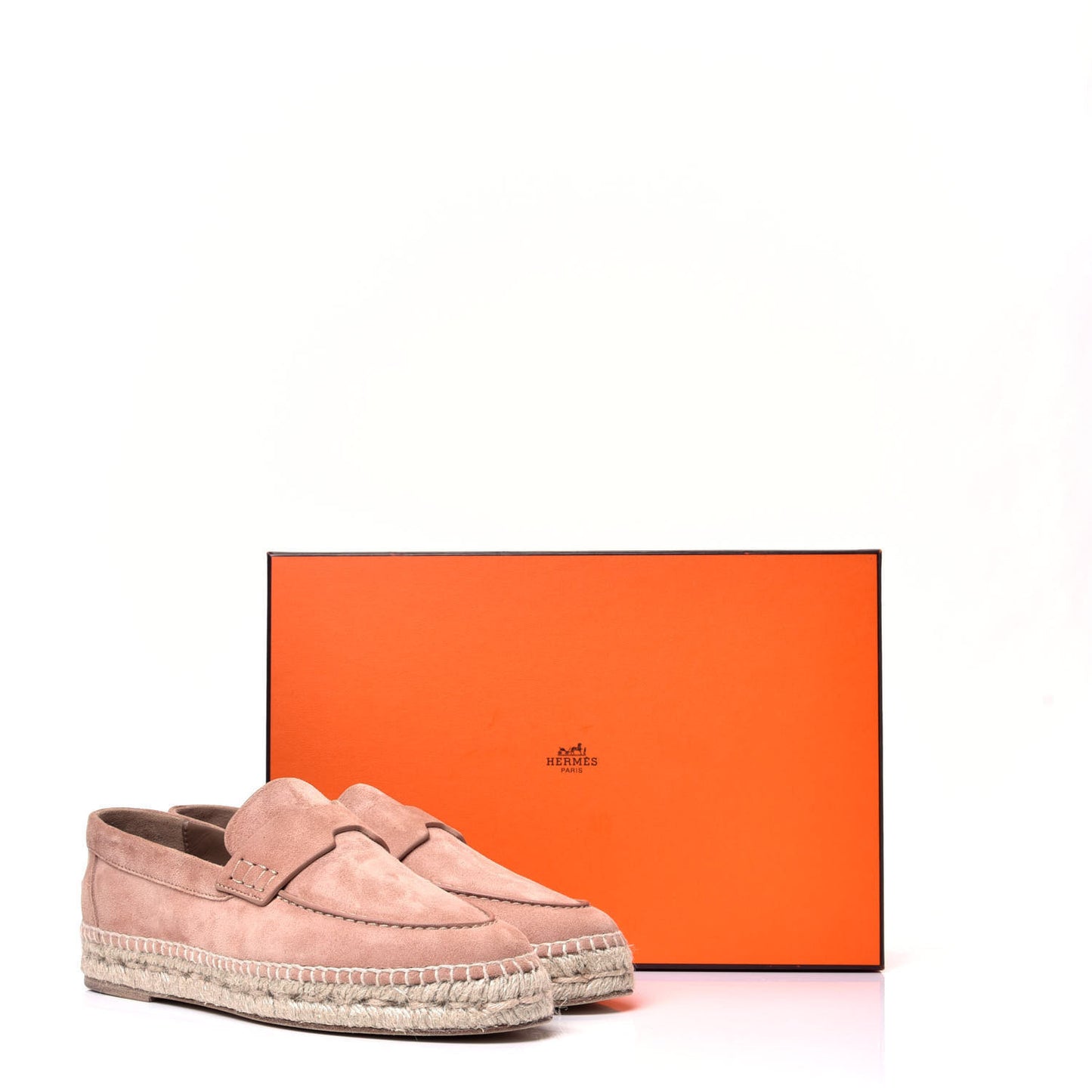 Suede Calfskin Womens Trip Espadrilles 37 Bois De Santal