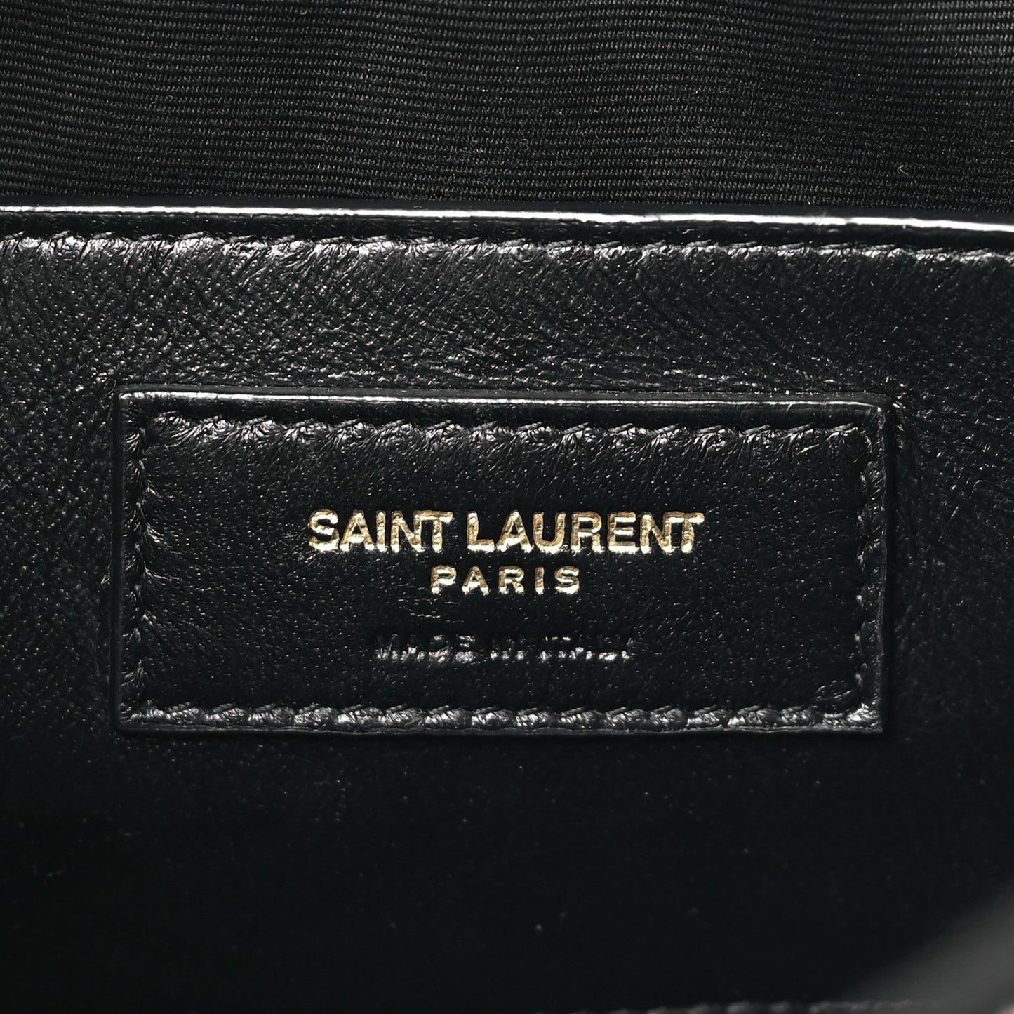 Lambskin Carre Quilted Cassandre Mini Camera Bag Black
