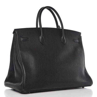 Hermes Taurillon Clemence Birkin 40 Black 4 of 36