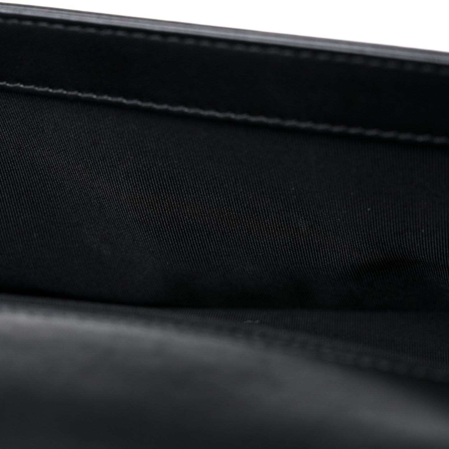 Lambskin Chevron Quilted Medium Boy Flap Black