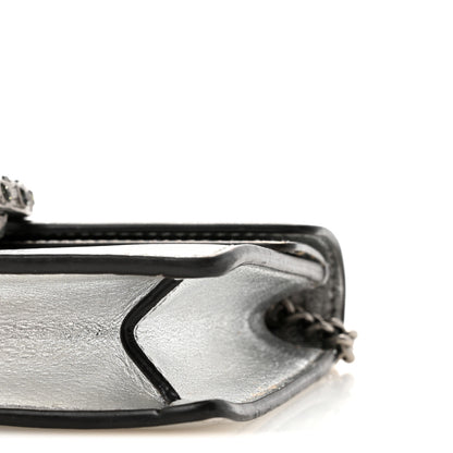Gucci Metallic Calfskin Super Mini Dionysus Shoulder Bag Silver 9 of 9