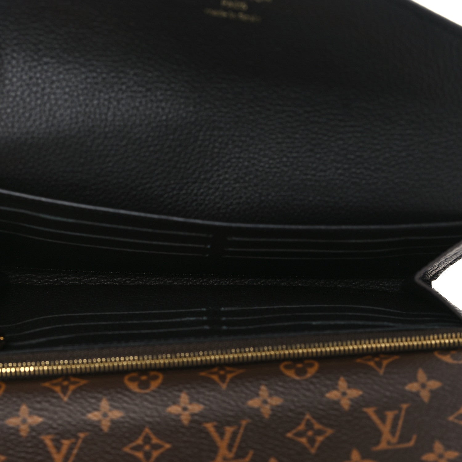 Louis Vuitton Calfskin Double V Wallet Black 5 of 7