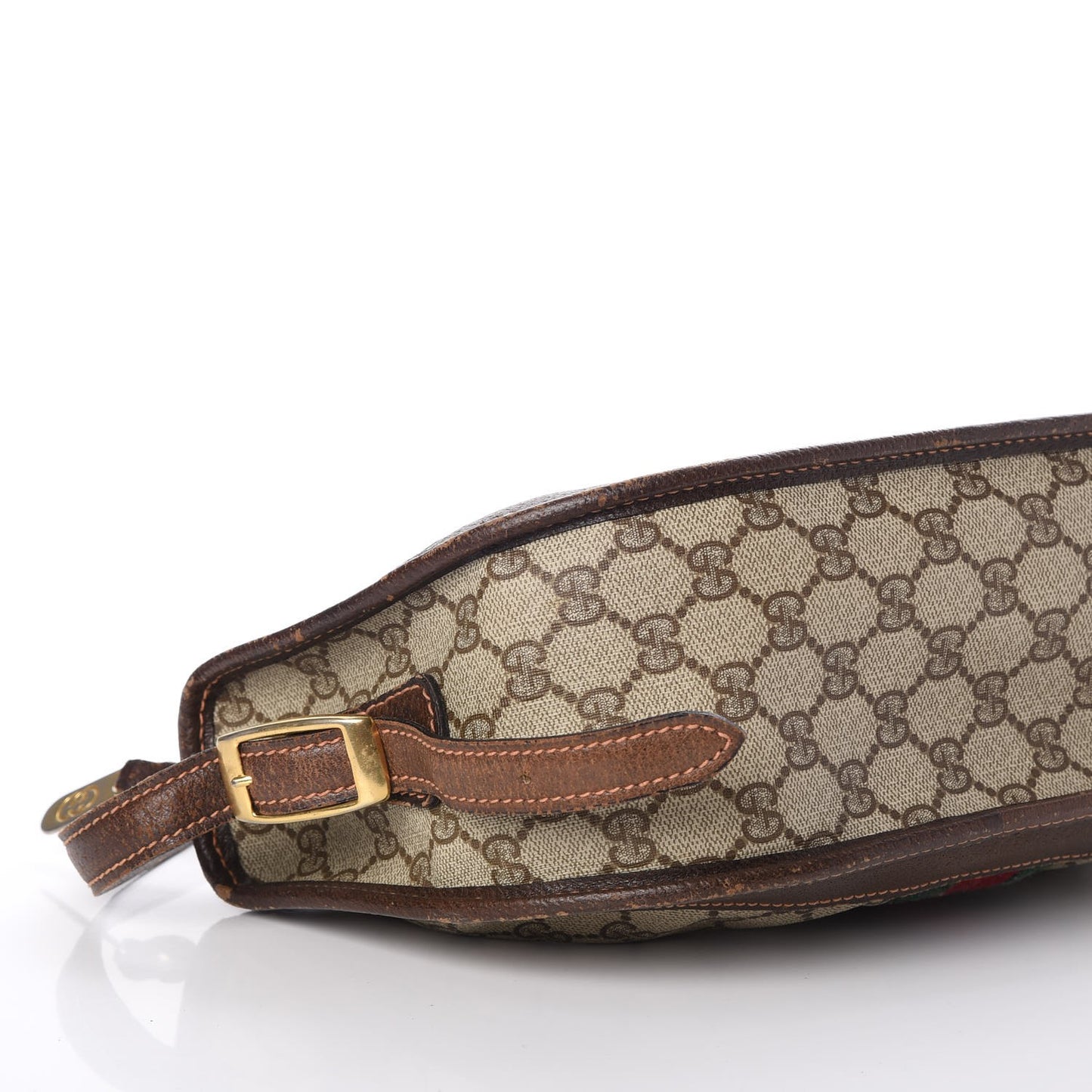 Monogram Web Shoulder Bag Dark Brown