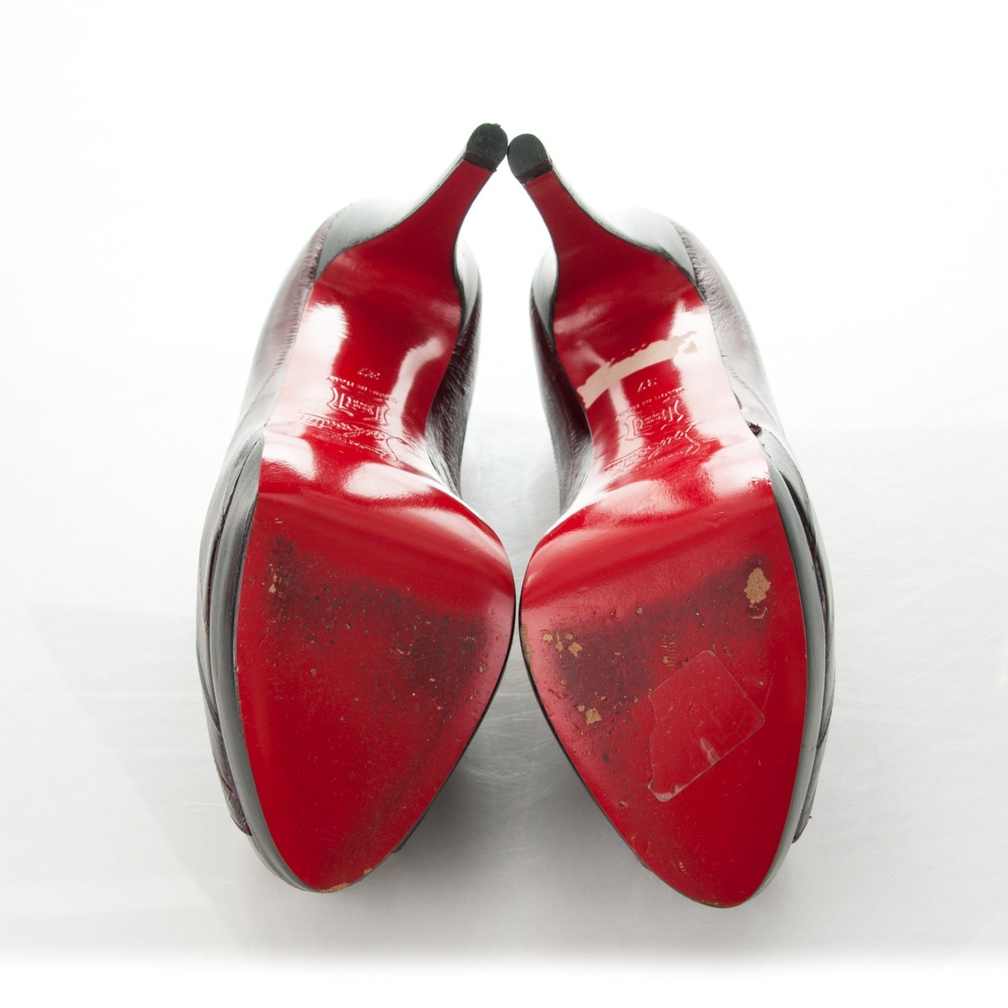 Eel Skin Altadama 140 Pumps 37 Red Vinaccia
