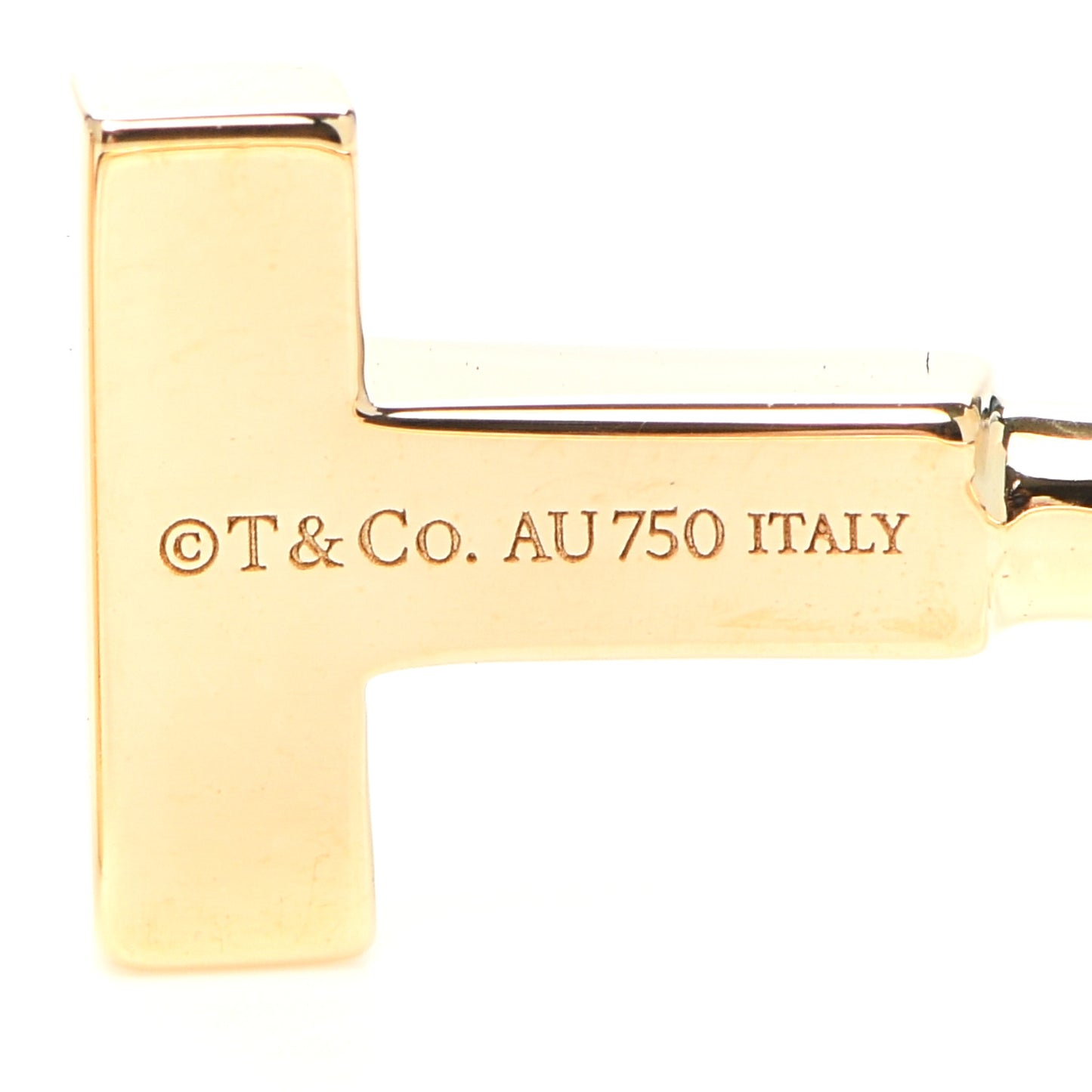 18K Yellow Gold T Wire Bracelet