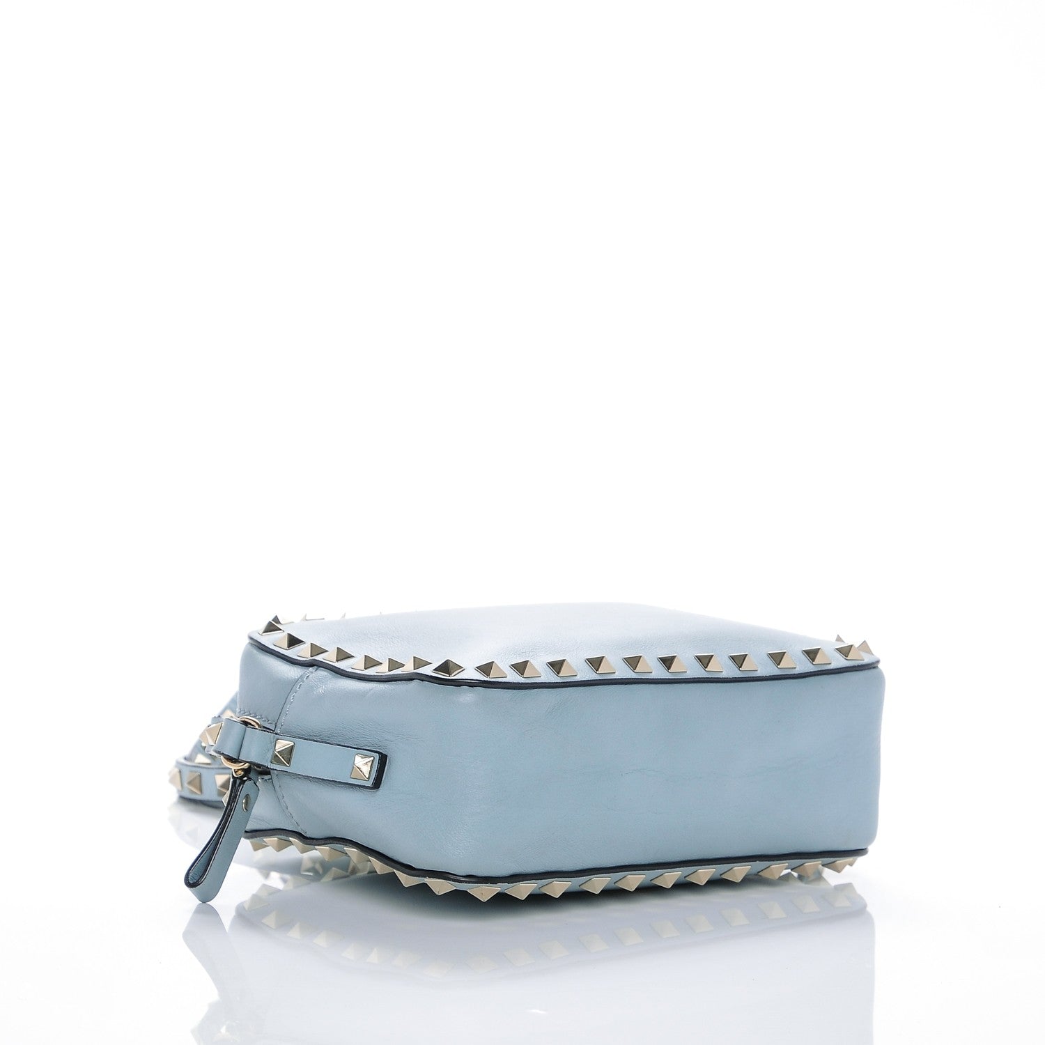 Valentino Garavani Calfskin Rockstud Camera Crossbody Bag Sky Sorbet 4 of 6