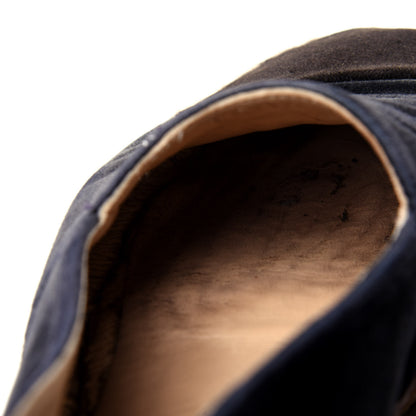 Chanel Velvet CC Espadrilles 39 Dark Navy Black 15 of 15