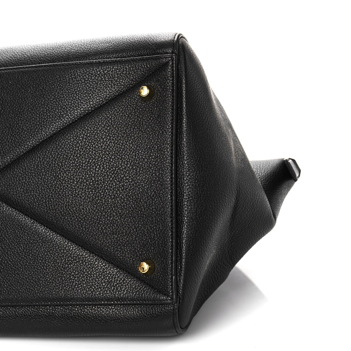 Textured Calfskin Small Incognito Satchel Black