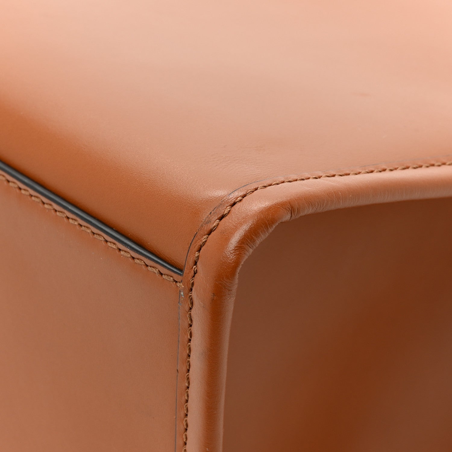 Fendi Vitello King Plexiglass Medium Fendi Sunshine Shopper Tote Cuoio 13 of 15