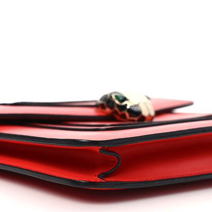 Bulgari Calfskin Serpenti Forever Crossbody Bag Red 7 of 8