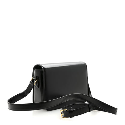 Celine Shiny Calfskin Teen Triomphe Black 3 of 9