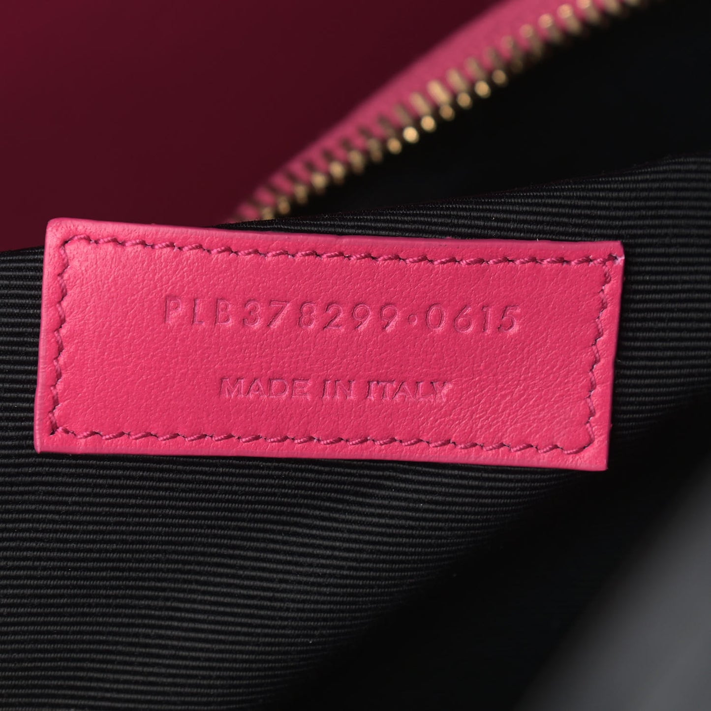 Calfskin Small Sac De Jour Black Fuchsia