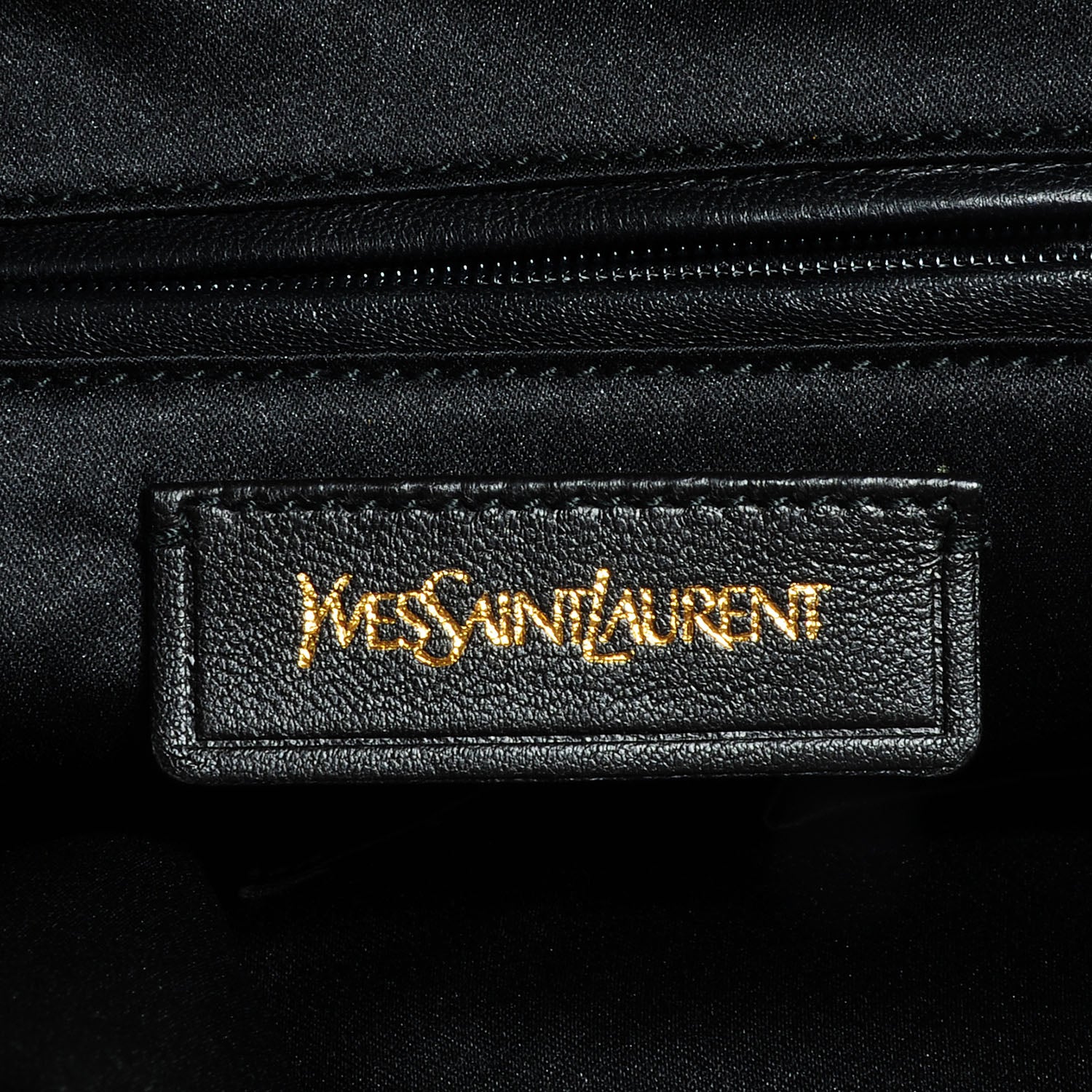 Saint Laurent Leather Large Roady Navy 6 of 10