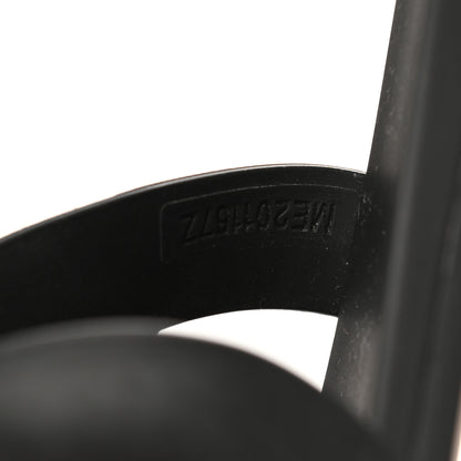 Hermes Rubber Aloha Sandals 37 Black 8 of 9