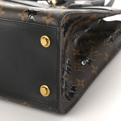 Louis Vuitton Calfskin Monogram Blossom City Steamer MM 8 of 9