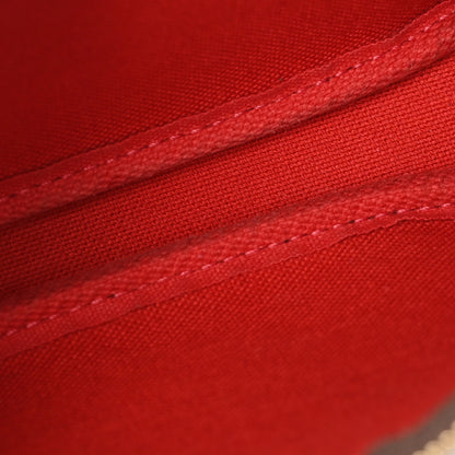 Louis Vuitton Damier Ebene 2019 Christmas Animation Mini Pochette Accessories Red 5 of 9