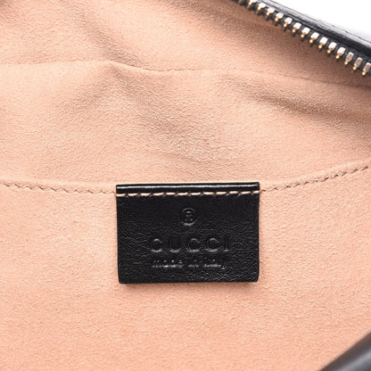 Gucci Calfskin Matelasse Small GG Marmont Chain Shoulder Bag Black 6 of 7