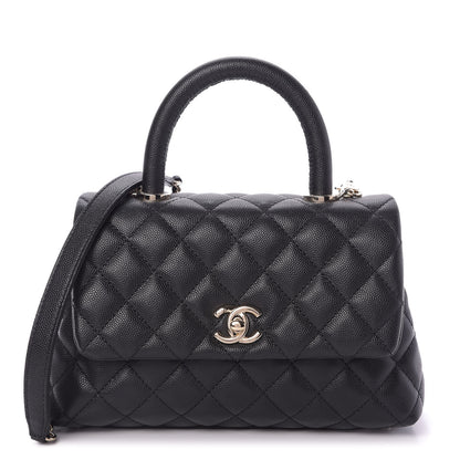 Chanel Caviar Quilted Mini Coco Handle Flap Black 1 of 9