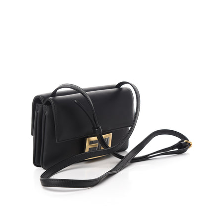 Fendi Vitello Grace Matte Duo Baguette Black 2 of 10
