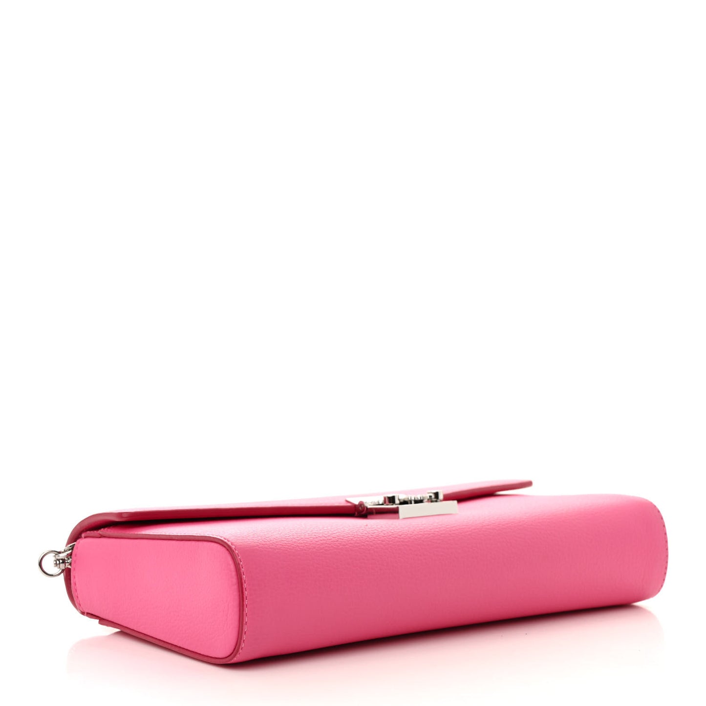 Calfskin Large Patricia Wallet On Chain Pink