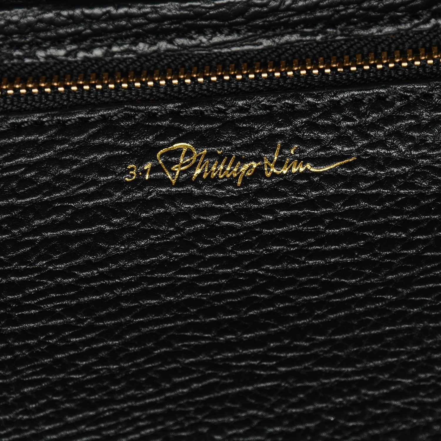 3.1 Phillip Lim 3.1 Textured Calfskin Medium Pashli Satchel Black 7 of 8