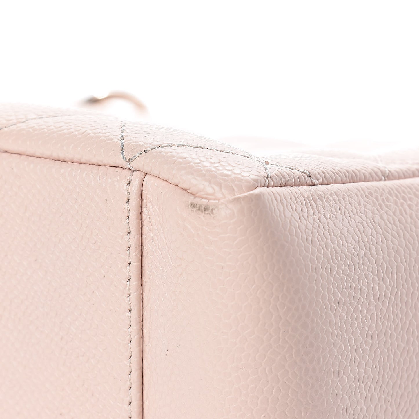 Caviar Quilted Grand Shopping Tote GST Light Pink
