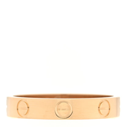 Cartier 18K Yellow Gold 3.5mm LOVE Wedding Band Ring 54 6.75 3 of 4