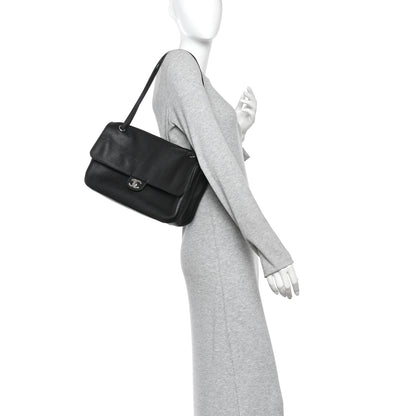 Chanel Grained Calfskin Small Souplissimo Maxi Flap Black 2 of 10