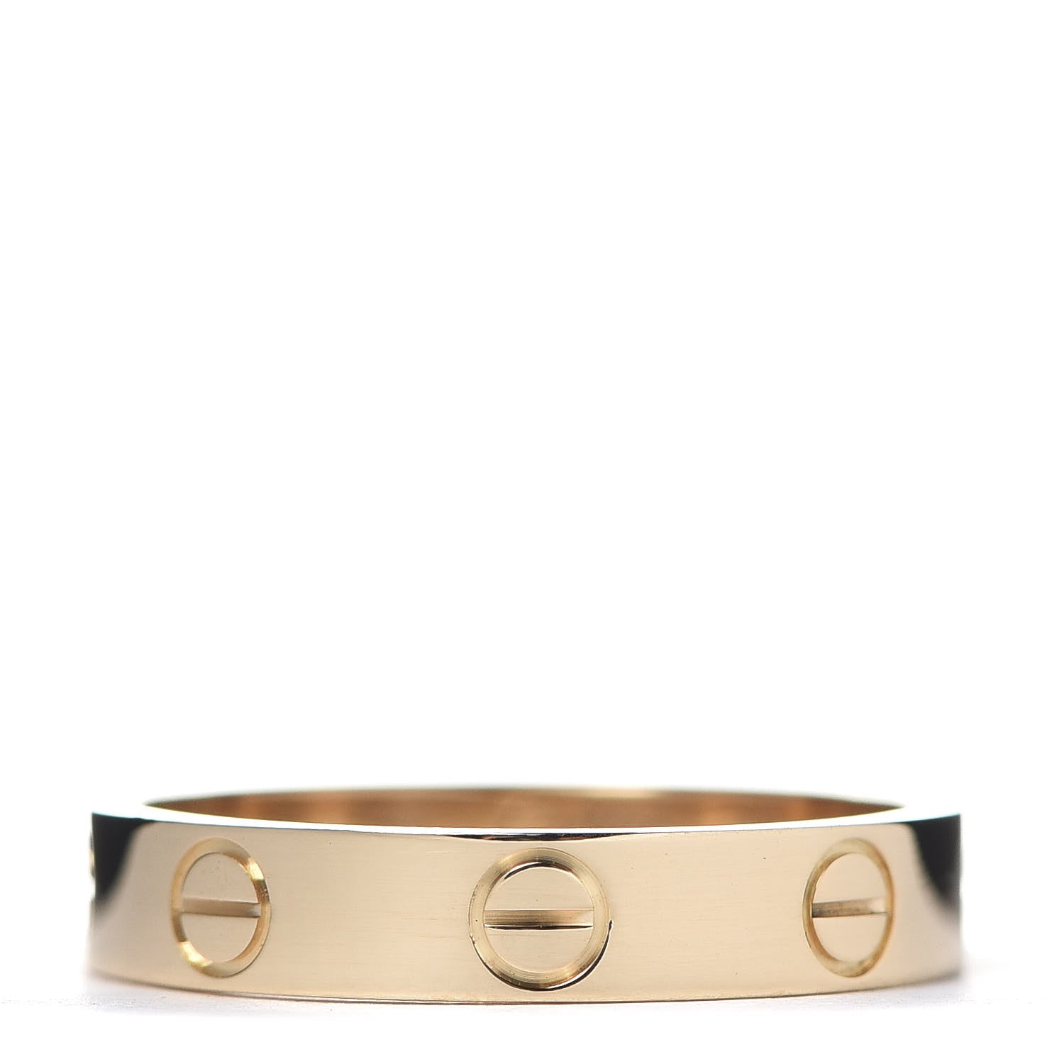 Cartier 18K Yellow Gold 3.5mm LOVE Wedding Band Ring 53 6.25 1 of 6