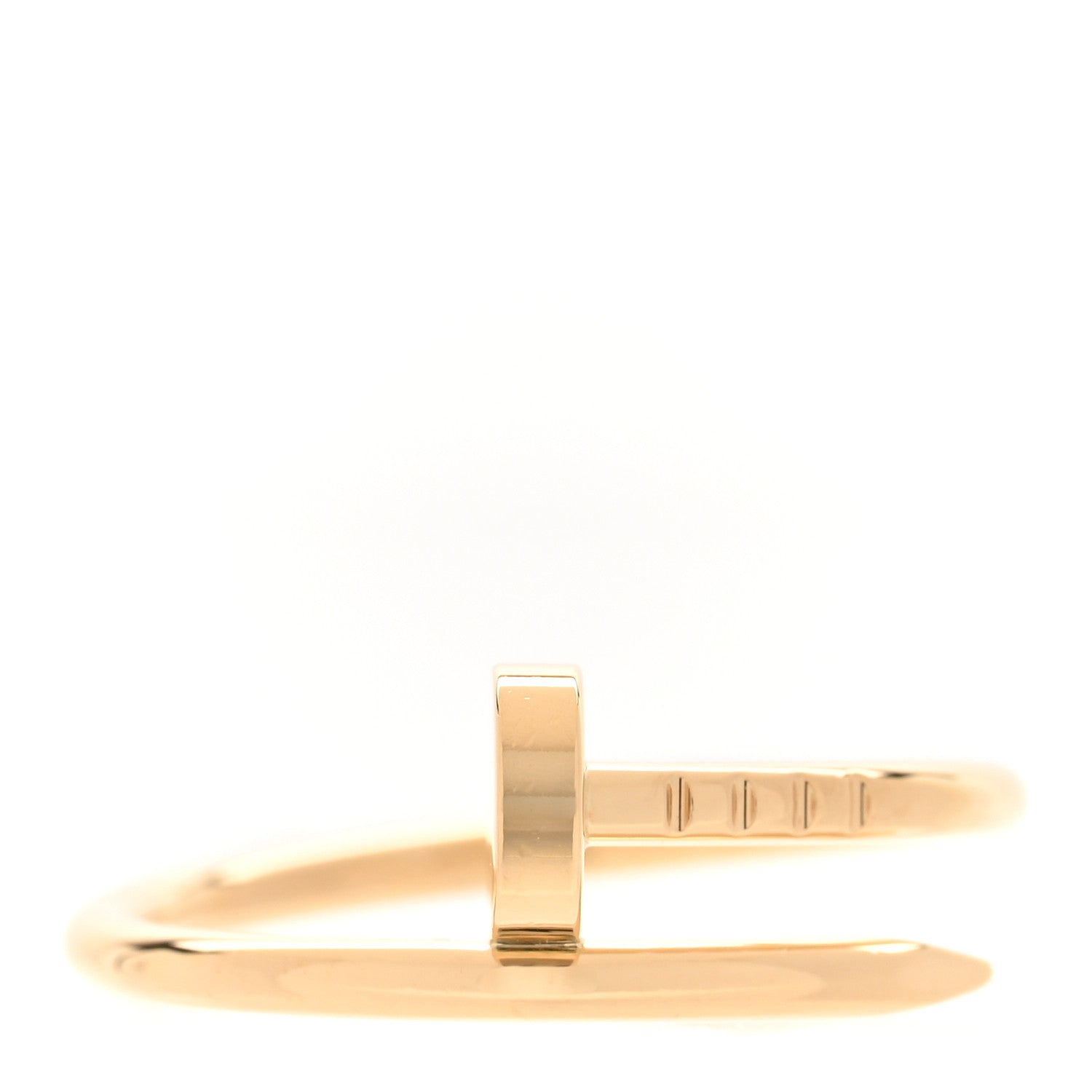 Cartier 18K Yellow Gold Small Juste Un Clou Ring 54 7 1 of 6