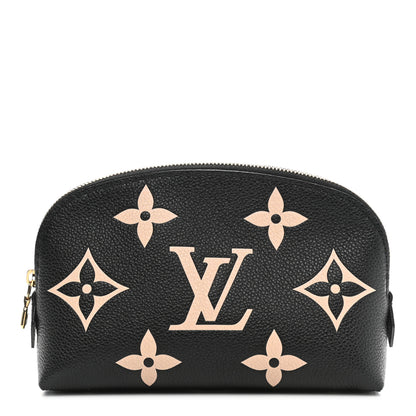 Louis Vuitton Empreinte Monogram Giant Cosmetic Pouch Black Beige 1 of 7