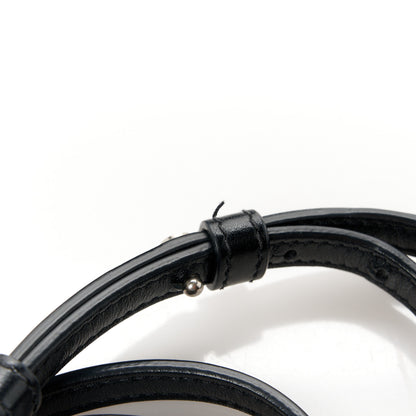 Saint Laurent Calfskin Y Quilted Monogram Toy Loulou Crossbody Bag Black 12 of 12