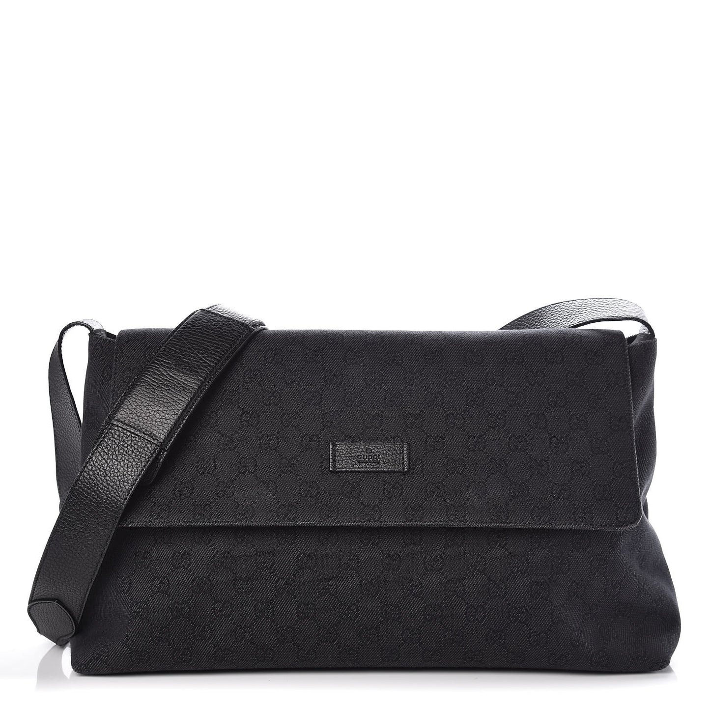 GG Monogram Flap Messenger Bag Navy