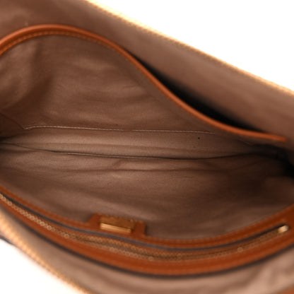 MCM Visetos Medium Crossbody Pouch Cognac 5 of 10