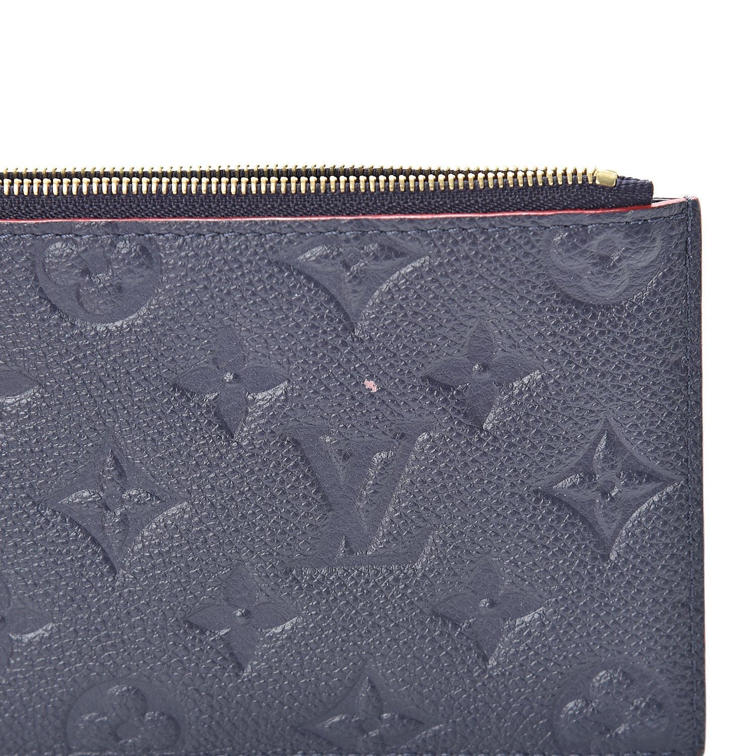 Louis Vuitton Empreinte Felicie Chain Wallet Zippered Insert Marine Rouge 7 of 7