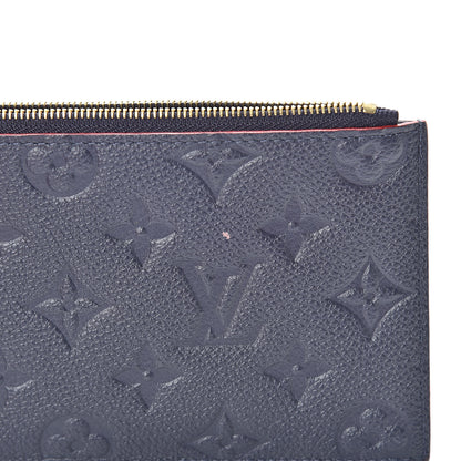 Louis Vuitton Empreinte Felicie Chain Wallet Zippered Insert Marine Rouge 7 of 7