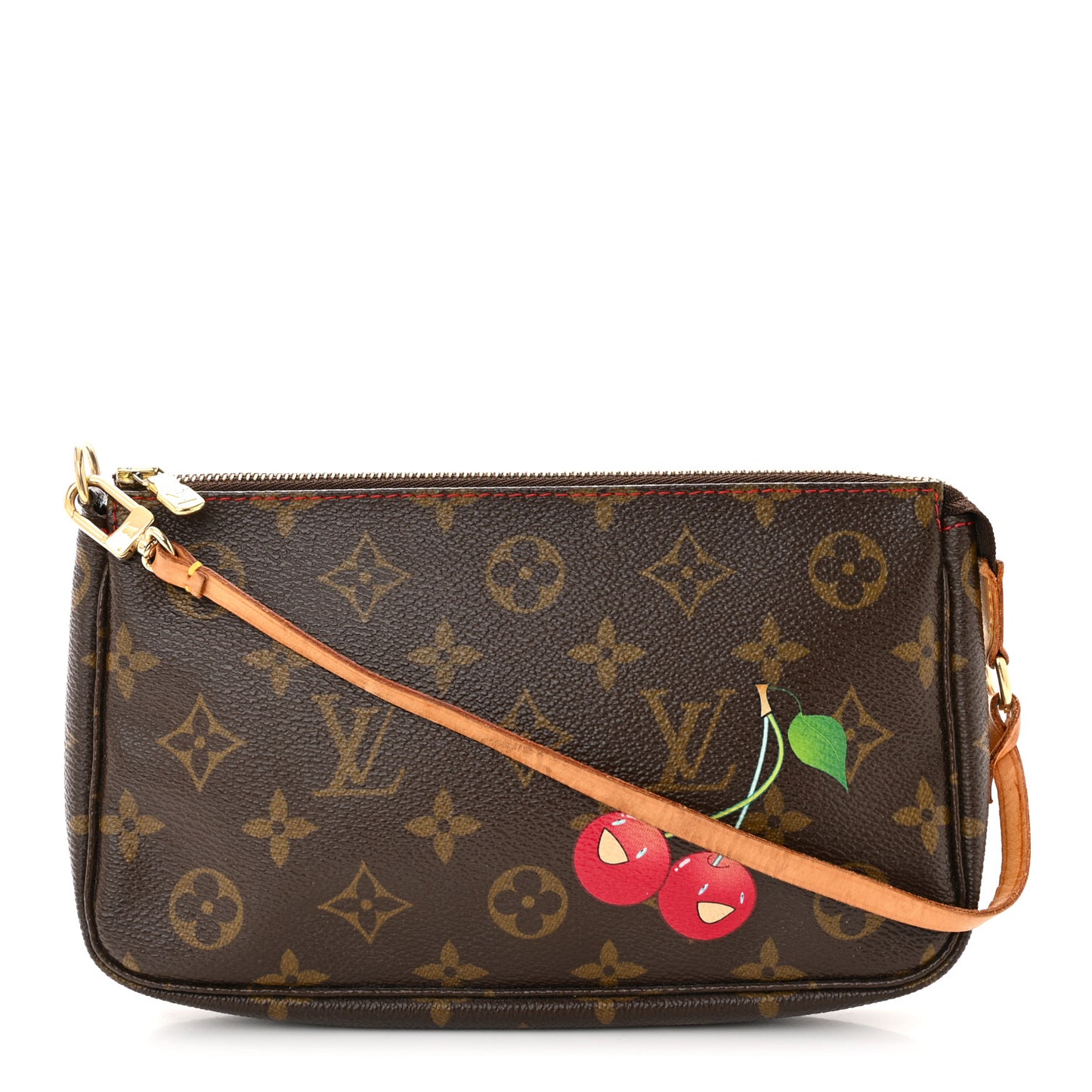 LOUIS VUITTON Monogram Cerises Pochette Accessories