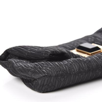 Louis Vuitton Jacquard Quilted Monogram Altair Clutch Black 7 of 9