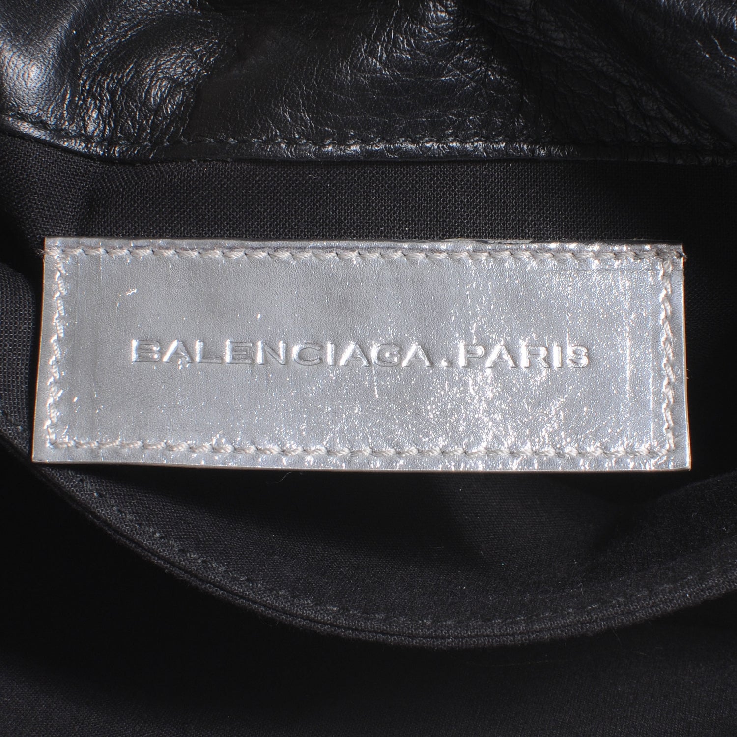 Balenciaga Laminated Calfskin Giant 21 Envelope Clutch Silver Hardware 6 of 9