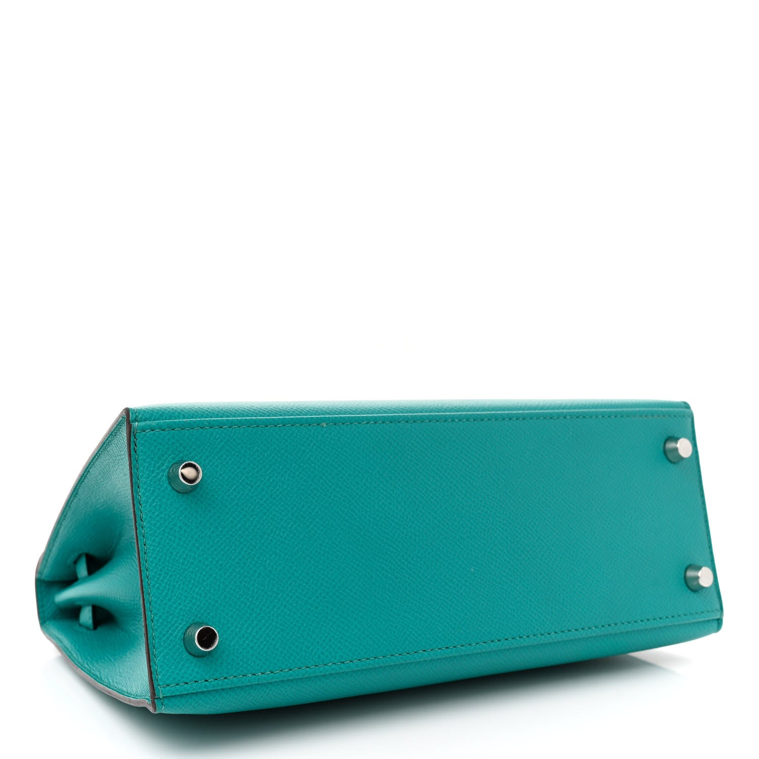 Hermes Epsom Kelly Sellier 25 Bleu Paon 4 of 10