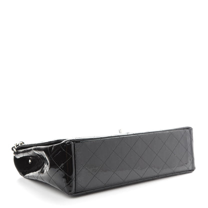 Chanel Patent Quilted Maxi Single Flap Black 3 of 9