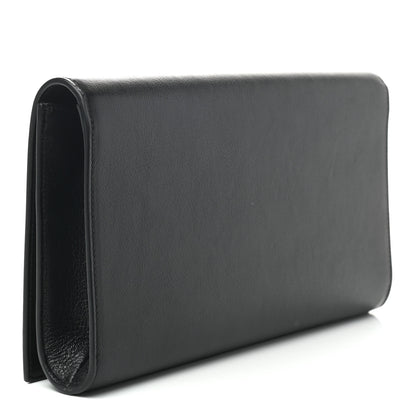 Saint Laurent Chevre Large Belle De Jour Clutch Black 2 of 5