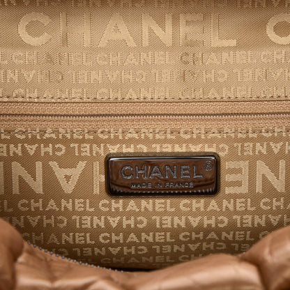 Chanel Distressed Lambskin Quilted Lady Braid Flap Tote Gold 6 of 9
