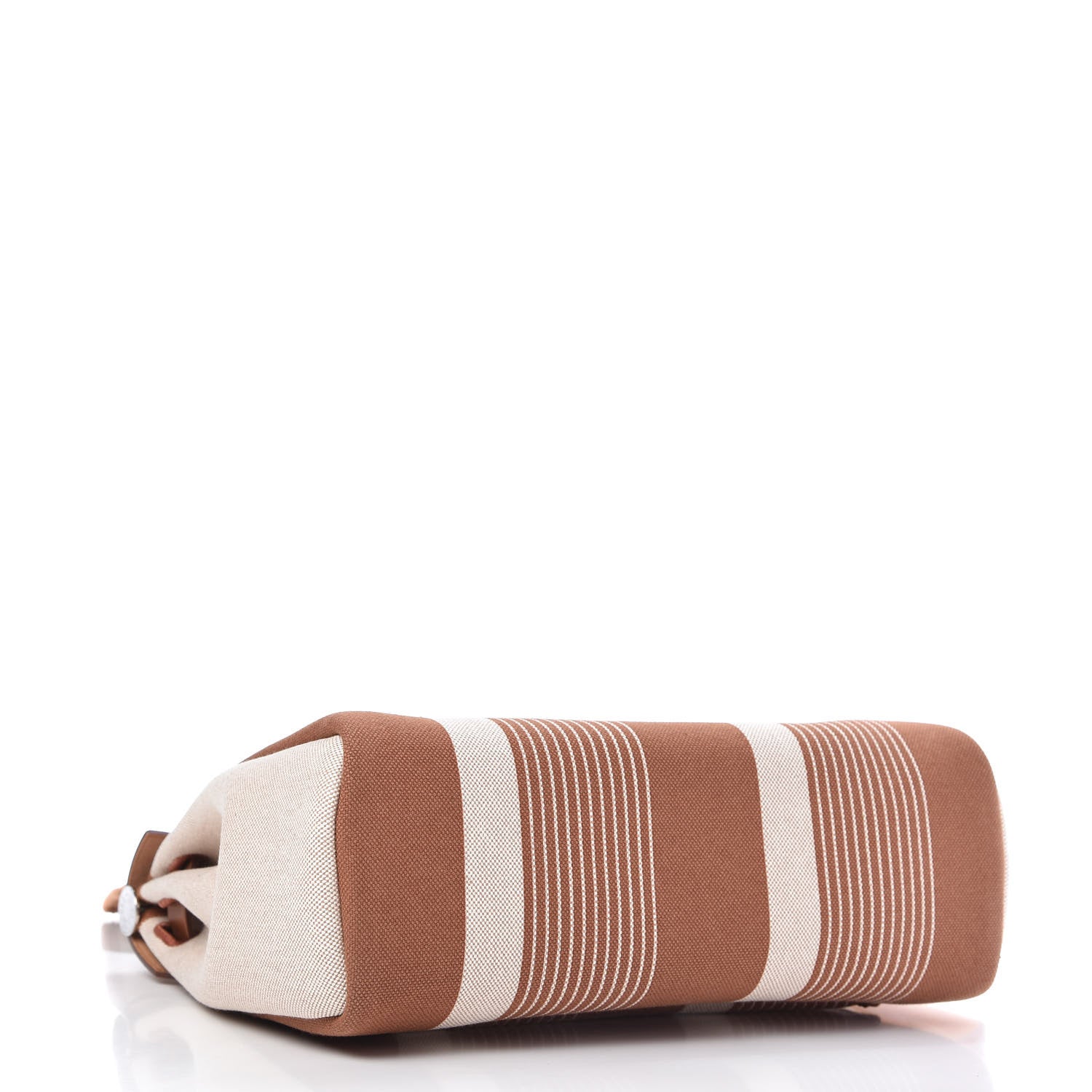 Hermes Vache Hunter Toile H Vibration Herbag Zip Retourne 31 PM Fauve Ecru Beige 4 of 10