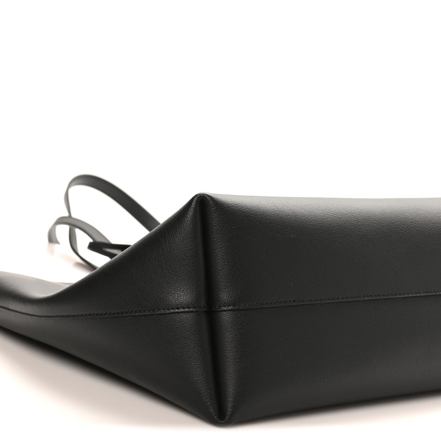 Calfskin Large Shopping Tote Black