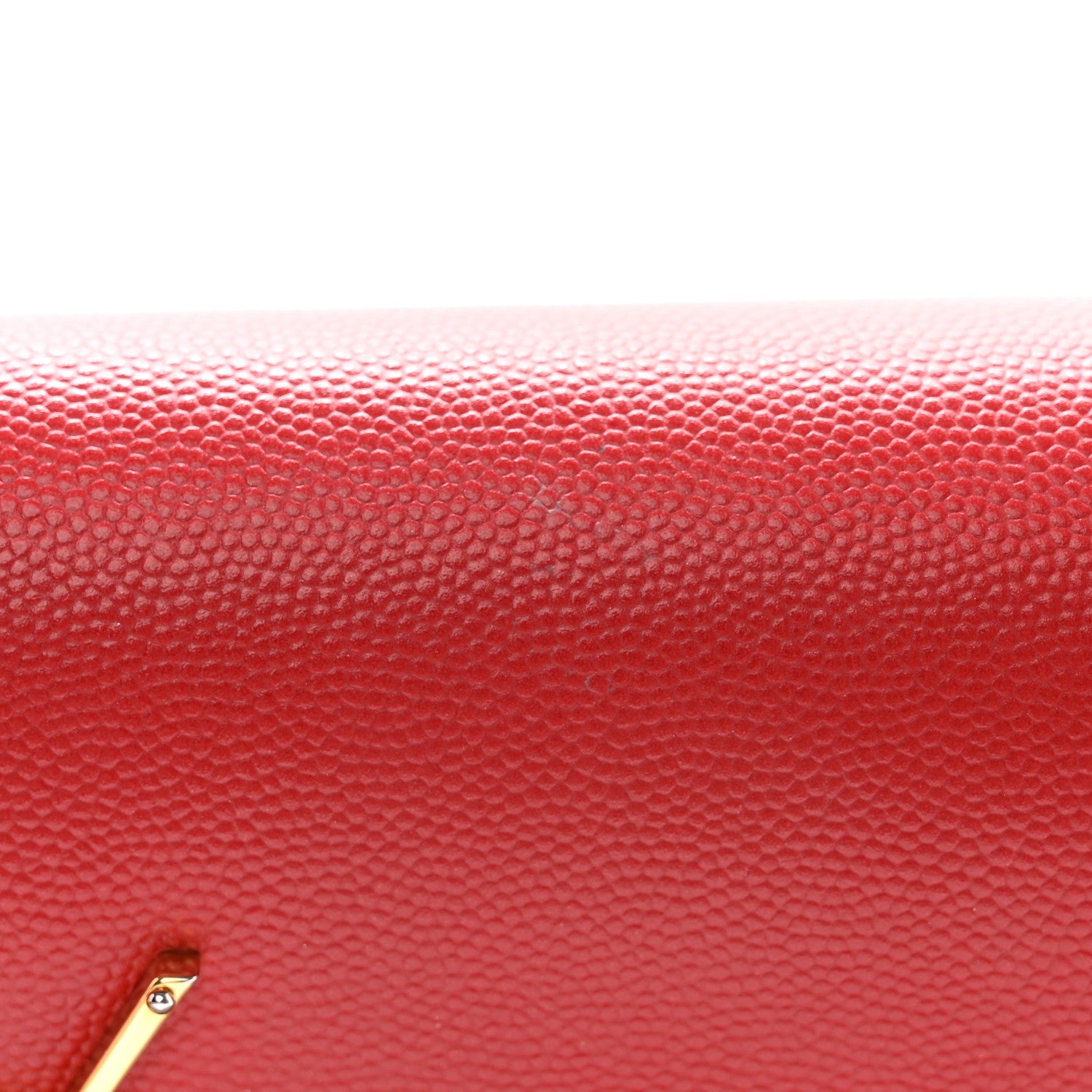 Saint Laurent Grain De Poudre Classic Monogram Cassandre Clutch New Red 13 of 13