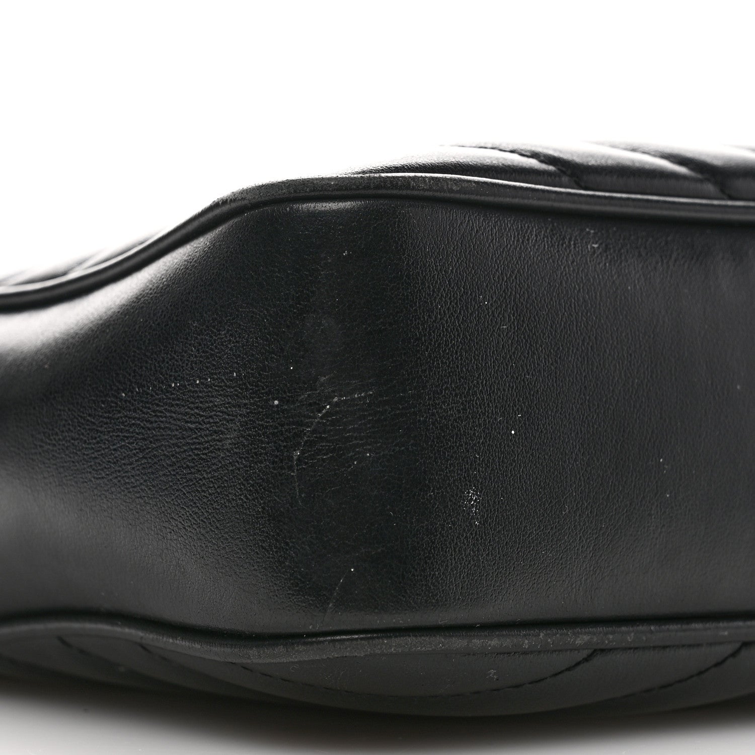 Saint Laurent Calfskin Matelasse Monogram Lou Camera Bag Black 9 of 14