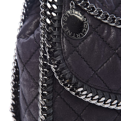 Stella McCartney Shaggy Deer Quilted Falabella Shoulder Bag Black 10 of 13